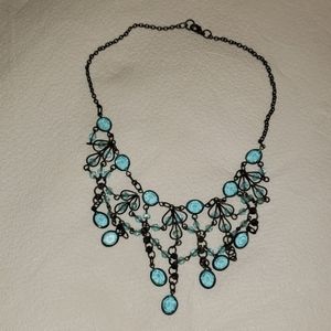 Stunning Glass Chandelier Choker Necklace